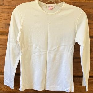 Classic White Long Sleeve Kids Tee